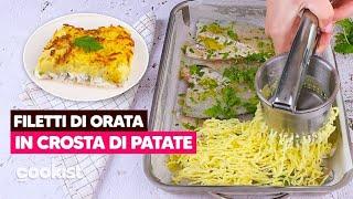 Orata in crosta di patate il secondo piatto facile e molto gustoso