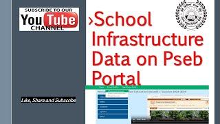 School Infrastructure data on Pseb Portal Session 2023-24   By Sukhraj