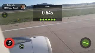 Airbus a320 100-200 kmh 60-120 MPH Acceleration on Dragy