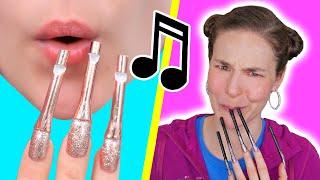 Turning My Nails Into a Flute Nail Hacks