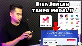 REVIEW APLIKASI MITRA BUKALAPAK  BISA USAHA TANPA MODAL 