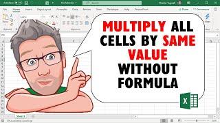 Quickly Multiply All Values in an Excel Column  Row  Table by the Same Value NO FORMULA REQUIRED