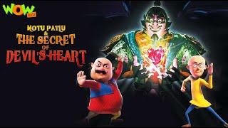 The Secret of Devils Heart  New Hindi Cartoon Movies  Motu Patlu Movie  Wow Kidz  #spot