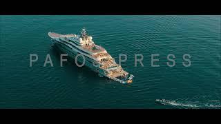 Flying Fox Luxury super Yacht by drone