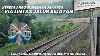 SURABAYA - JAKARTA LEBIH SERU LEWAT JALUR SELATAN‼️Naik Kereta Api Argo Semeru Eksekutif