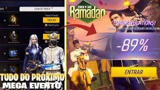 TUDO QUE ESTÁ CHEGANDO NO NOVO MEGA EVENTO FREE FIRE RAMADAN 2024 CONFIRA TODAS AS NOVIDADES