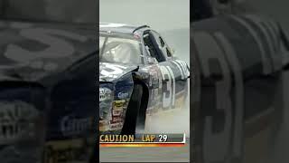 Mike Skinner crashes out of contention in the 2000 thatlook.com 300 at New Hampshire #nascar #shorts