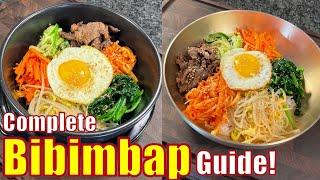 How to Make Healthy Korean Dolsot bibimbap & Bibimbap  돌솥비빔밥