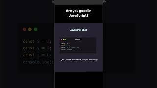 Are you good in JavaScript? ‍‍‍ #javascriptinterview