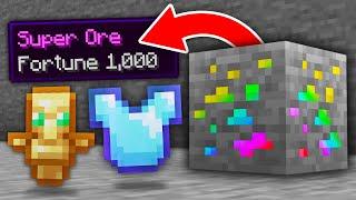 Minecraft But Every Ore Is Super...