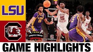 #11 South Carolina vs LSU Highlights  NCAA Mens Basketball  2024 College Basketball