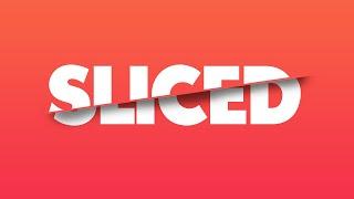 How to Create Sliced Text Effect in Adobe Photoshop  Photoshop Tutorial #shorts