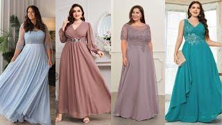 Most Beautiful and Elegant plus size mother of the bride Dresses & Gown2023 plus size Long Dresses