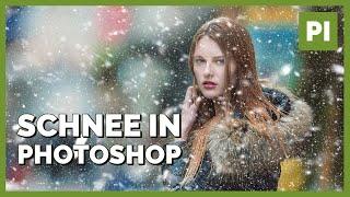 Schnee in Photoshop erstellen - 3 Methoden