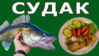 ПОЙМАЛ – СЪЕЛ Как вкусно  приготовить судака рецепт  Как быстро почистить разделать судака на филе