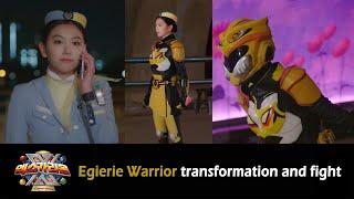 『X-GARION』 Egierie Warrior transformation and fight