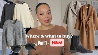 Where & What to buy  Part 1   - H&M Haul