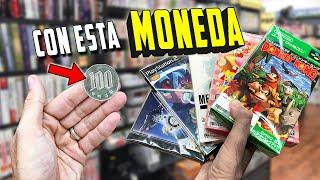 ¿Qué JUEGO COMPRARÉ con solo $1?  el RETO de la moneda ¥100