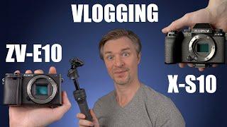 Fuji X-S10 vs Sony ZV-E10 - Vlogging Compared