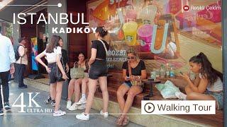 4K Kadıköy Istanbul City Virtual Walking Tour  Türkiye 2024