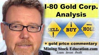 I-80 Gold Corp Analysis with Pro Gold Stock Investor David Erfle plus gold price commentary