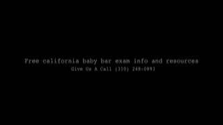 california baby bar exam
