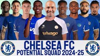 CHELSEA FC POTENTIAL SQUAD 202425  CHELSEA 202425 SUMMER TRANFER  ENZO MARESCA  EPL