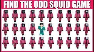 HOW GOOD ARE YOUR EYES #11 l Find The Odd Squid Game Out l Squid Game Puzzles