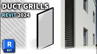 The best Way To Model Duct Grills In Revit