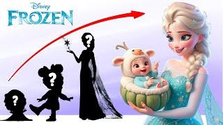 60 Minutes Frozen Elsa Growing Up Compilation  Cartoon Wow