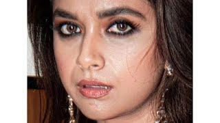Keerthy Suresh closeup lips and face  Actress closeup views  keerthy baby 