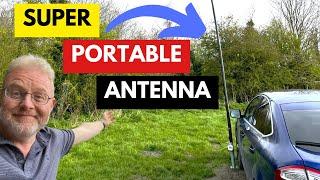 Simple 40 Metres Small Space and Portable Antenna plus 2 other bands