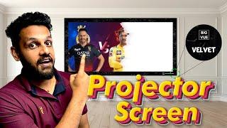 BEST PROJECTOR SCREEN FOR YOUR HOME  ️