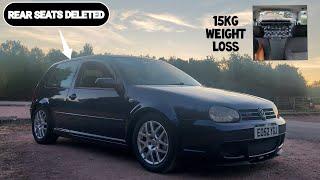 MK4 GOLF GTI REAR SEAT DELETE