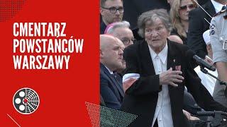 Uroczystości na Cmentarzu Powstańców Warszawy