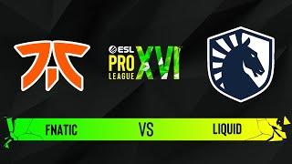fnatic vs. Liquid - Map 3 Ancient - ESL Pro League Season 16 - Playoffs