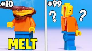 100 More Ways To DESTROY a LEGO Minifigure