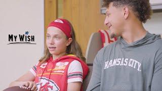 My Wish Myka Meets Patrick Mahomes