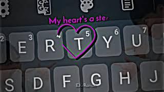 Keyboard trend T letter WhatsApp status 