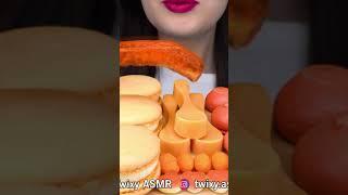 ASMR ORANGE FOOD *FINGER JELLY 핑거 젤리 먹방 EATING SOUNDS #shorts