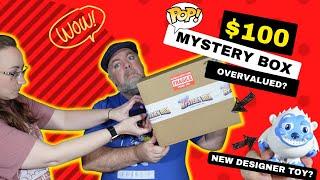 $100 Funky Bop Funko Mystery Box  LE 22 Rock Inc Flurry  New Abominable Toys Chomper Designer Toys