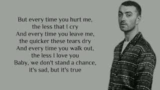 Sam Smith - Too Good at Goodbyes lyrics