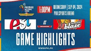 EST Cola  vs. Kurashiki Ablaze  - Match Highlights  2024 PVL Invitational  Conference