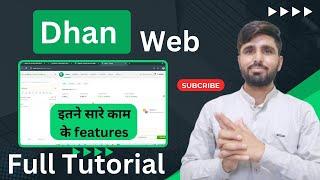 Dhan Web Tutorial  How to use Dhan web platform  Dhan app for pc