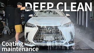 【コーティング施工から1年】レクサス メンテナンス施工｜ホイールコーティング済｜LUMINUS｜LEXUS｜DEEP CLEAN｜DETAILING｜CARWASH