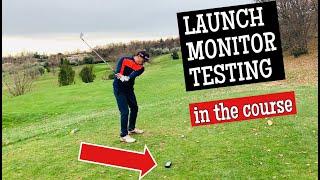 Golf Launch Monitor Testing GST-5 GL  On Course Testing