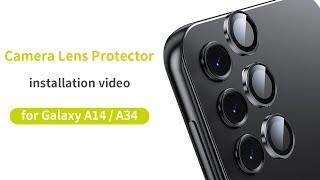 Samsung Galaxy A14A34 Camera Protector How to Install