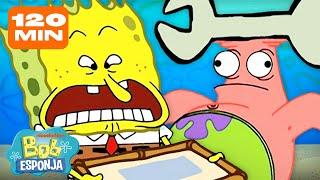 Bob Esponja  ¡120 MINUTOS de los momentos MÁS DIVERTIDOS en la historia de Bob Esponja 