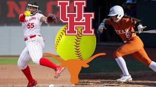 NCAA Softball Highlights #1 Texas vs Houston March 10 2024