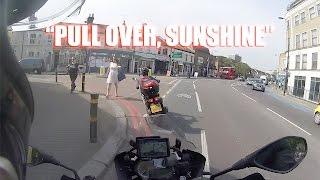 Motorcyclist chases scooter thieves in London